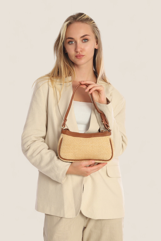 HOLLY Baget Hasır Çanta