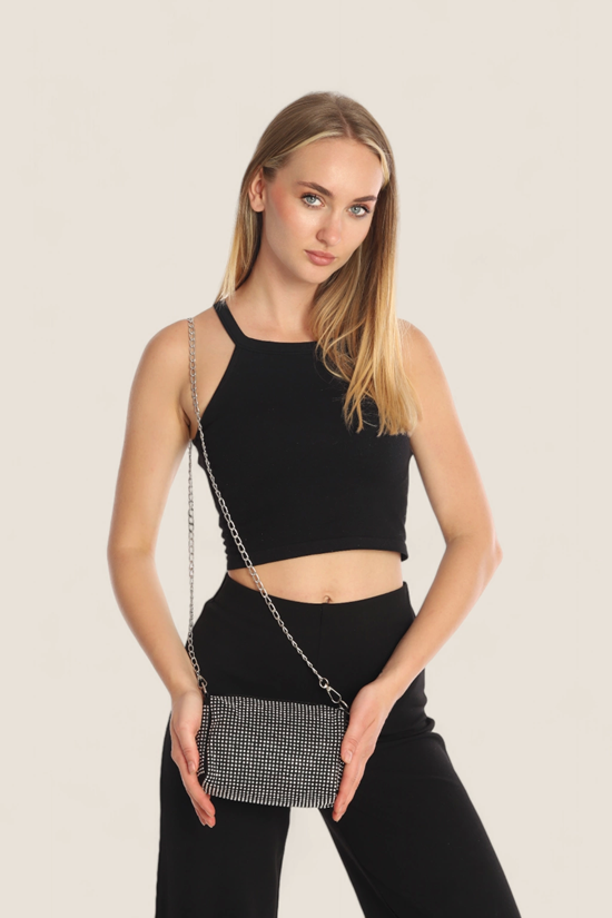 LUXE Taşlı Çanta