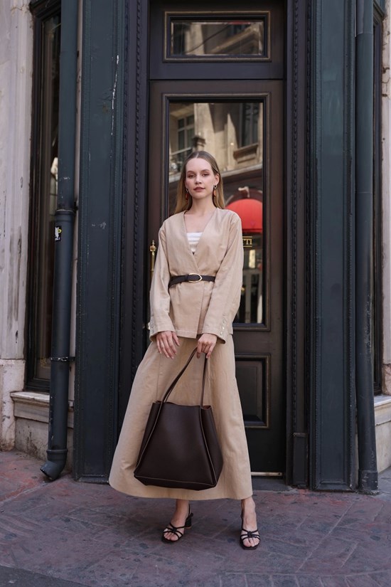 Mira Deri Omuz Çantası