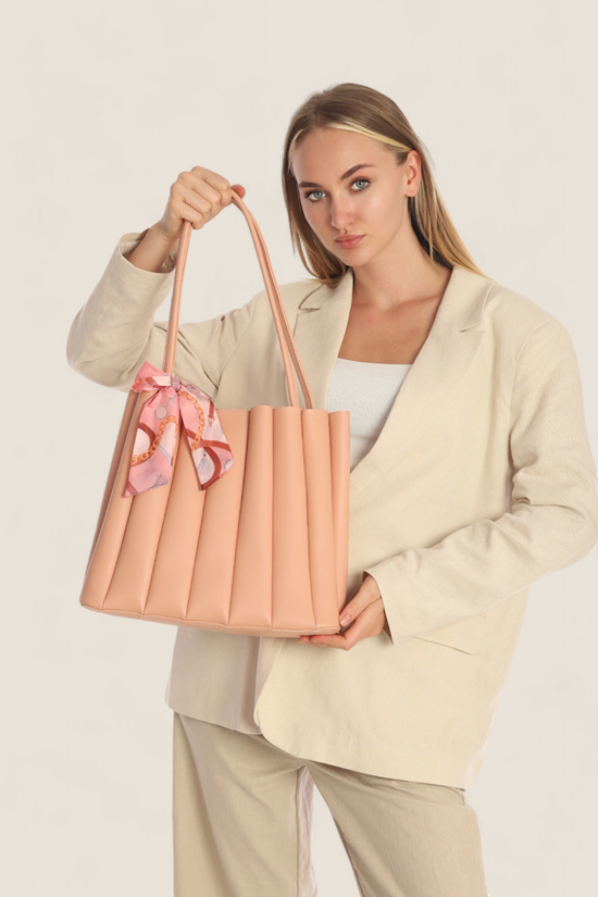 ROSA Suni Deri Organizerli Omuz Çanta